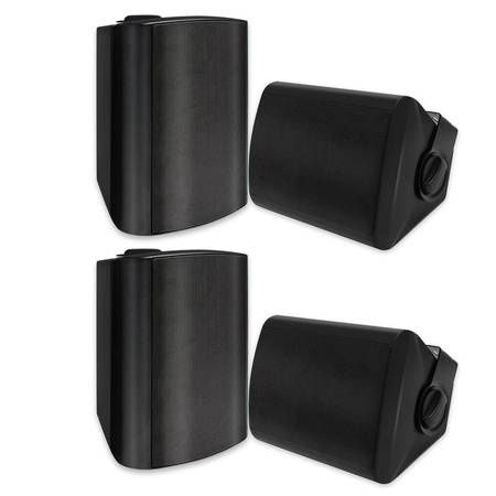 HERDIO 4 Pack 5&quot; Outdoor Speakers 300 Watts HOS-501