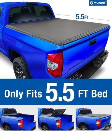 Tonneau Cover Compatible with 2007-2013 Toyota Tundra | Fleetside 5.5&#39;