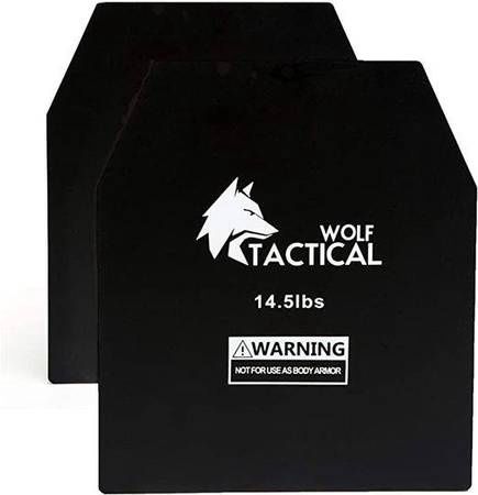 WOLF TACTICAL Weight Vest Plates, 14.5lb