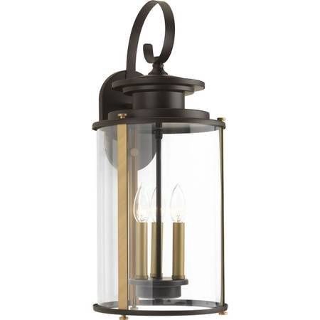 Progress Lighting P560038-020 Squire Antique Bronze 3-Light Lantern