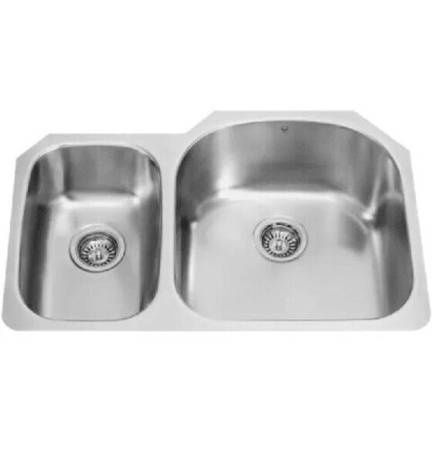 Vigo VG3121R Stainless Steel 28-1/4&quot; Double Basin Undermount Stainless