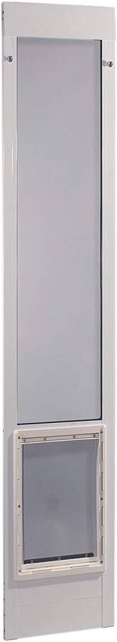 Ideal Pet 75&quot; Aluminum Pet Patio Door XL 10.5&quot; x 15&quot; Flap