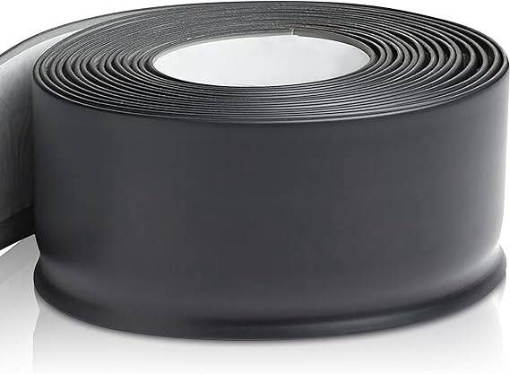 Proflex Black Vinyl Wall Base 5 inch X 80 ft Wall Base Trim Peel Stick