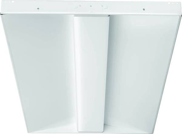 Lithonia Lighting BLC 2X4 5000LM 35K 2 ft. x 4 ft. LED 5000LM 3500K Center Basket Troffer, White