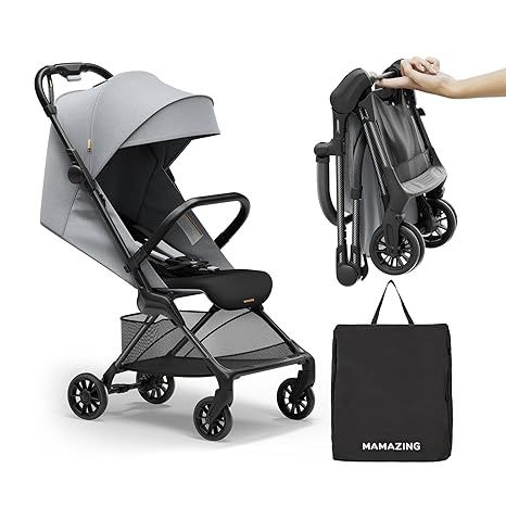 Light and Strong: Mamazing Ultra Air X travel stroller is under 10lbs