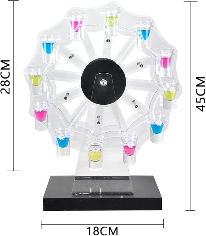 Ferris Wheel Tequila LED Liquor Ice Wine Stand, Colorful Light Spinning