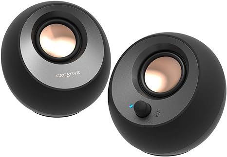 Creative Pebble V3 Minimalistic 2.0 USB-C Desktop Speakers with USB