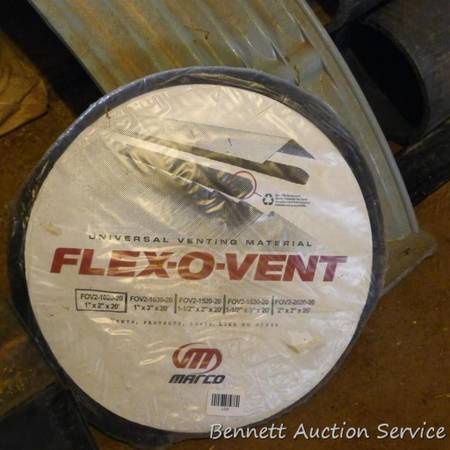 New Universal Venting Material Flex O Vent 1x2”x20’ 8 rolls