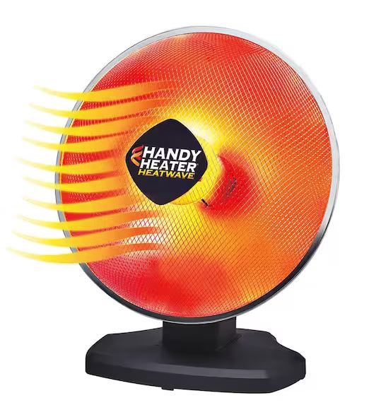 HANDY HEATER 1200-Watt Electric Ceramic Parabolic Space Heater