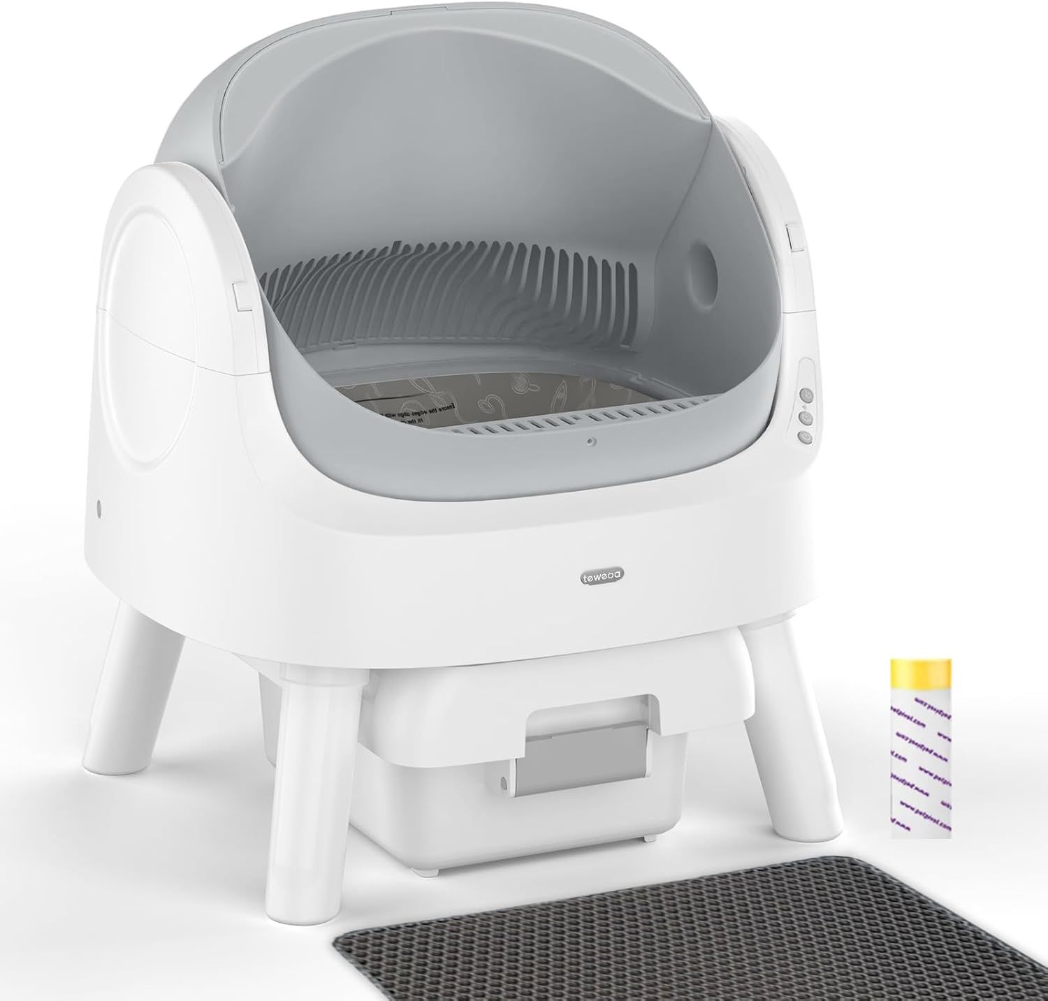 AutoScooper 11 Self Cleaning Cat Litter Box, Automatic Cat Litter Box for Multiple Cats, Integrated Safety Protection with Open-Top Design