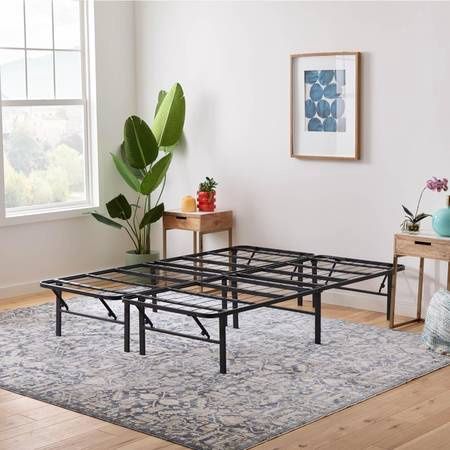 California King Linenspa Folding Metal Platform Bed Frame