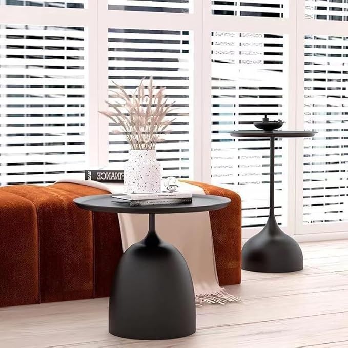 Round Side Table Set End Table Set Modern Table