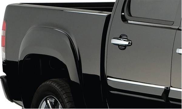 Bushwacker 40082-02 Black OE-Style Smooth Finish Rear Fender Flares
