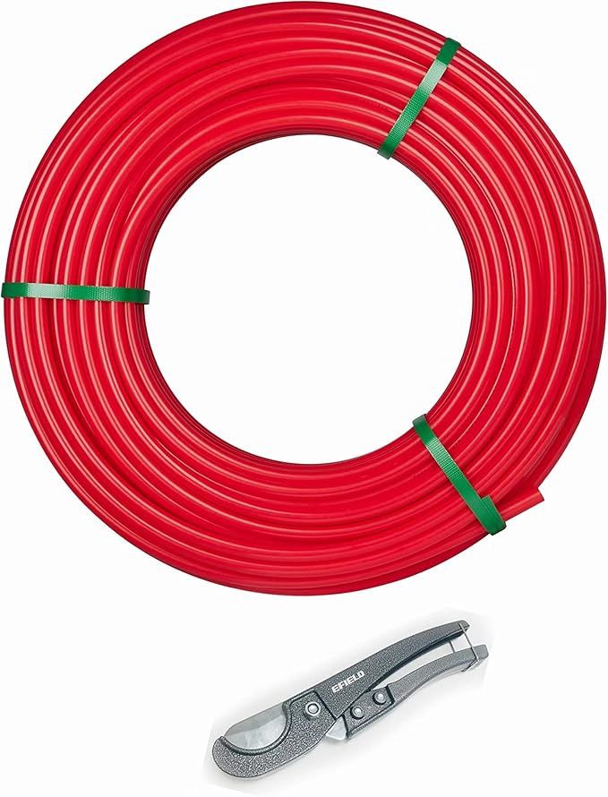 EFIELD 1/2-Inch 300 ft Pex-B Pipe/Tubing RED Color