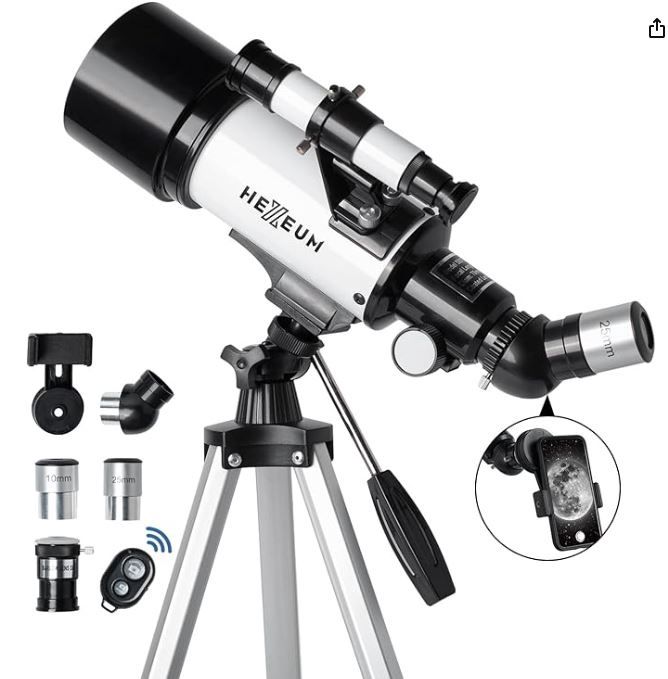 Telescope for Kids &amp; Adults - 70mm Aperture 500mm