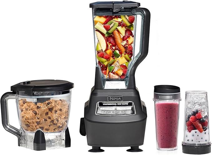 Ninja Blender, Mega Kitchen System, 1500W, 4 Functions for Smoothies