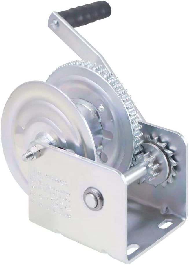 Dutton-Lainson Single Speed Hand Winch with Automatic Brake, 1,500-Lb. Capacity, Model# DLB1500A