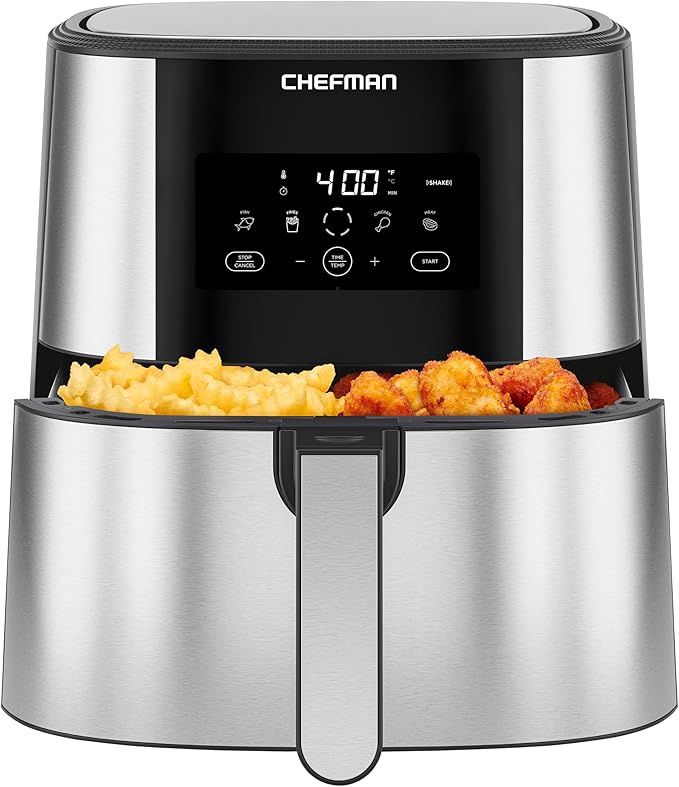 CHEFMAN 2 in 1 Max XL 8 Qt Air Fryer, Healthy Cooking,
