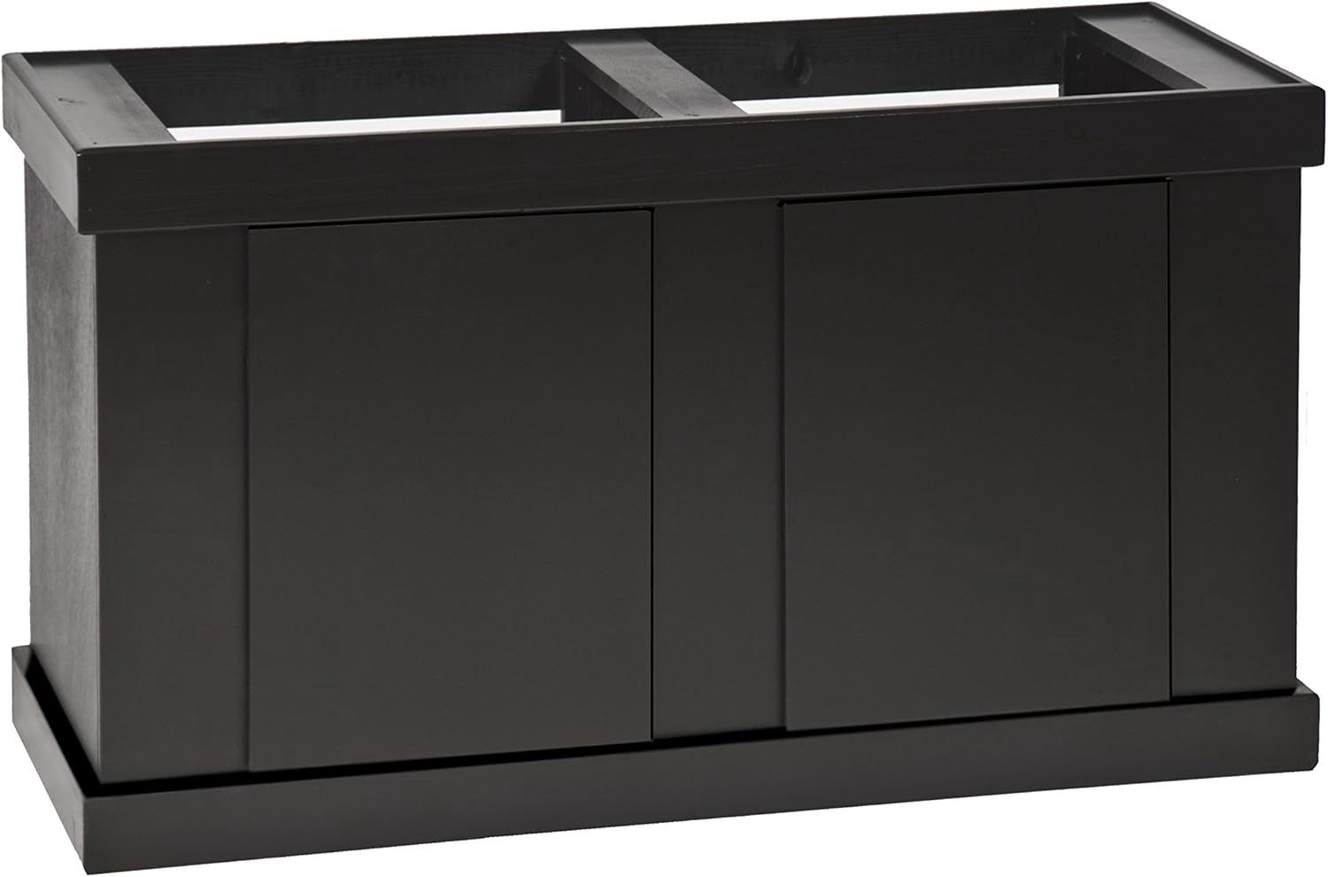 MarineLand Perfecto Majesty 55 Gallon Aquarium Stand with Storage, Black Wood Finish for Fish Tank Support 48x13 fits 33l, 40l, 55, 60l gallon fish tanks