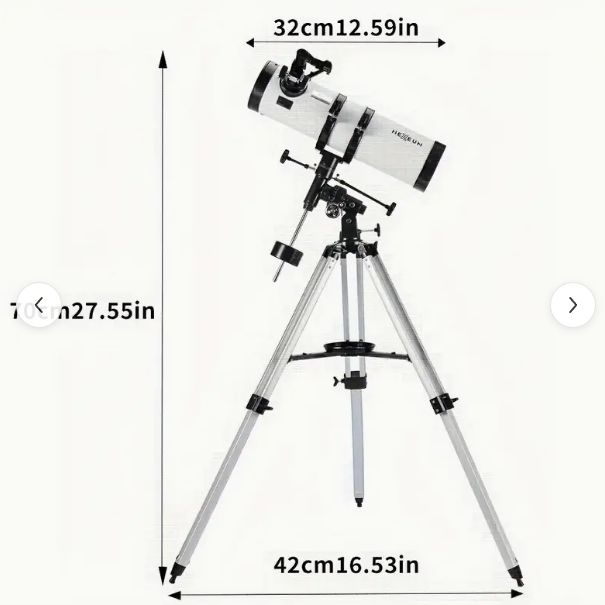 Astronomy Adult:130EQ Astronomical Reflector Telescope