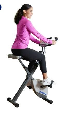 Stamina Cardio Folding Exercise Bike with Heart Rate Sensors