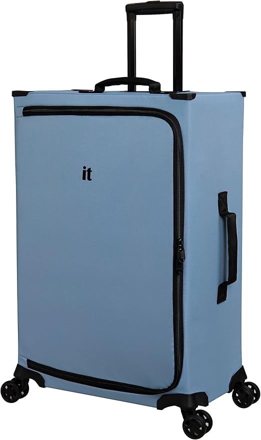 it luggage MaXpace 27&quot; Softside UltraLight Checked Spinner Placid Blue
