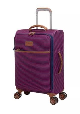 it luggage Beach Stripes 31&quot; Softside Carry-on 8 Wheel Spinner, Pink