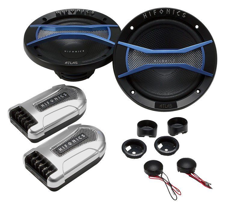 HIFONICS ATLAS ATL6.5C 6.5&quot; 17cm 190W 2 Way Car Component Speaker Splits Set