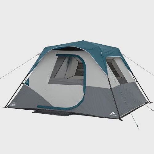 Ozark Trail 10&#39; x 9&#39; 6-Person Instant Cabin Tent with LED Light