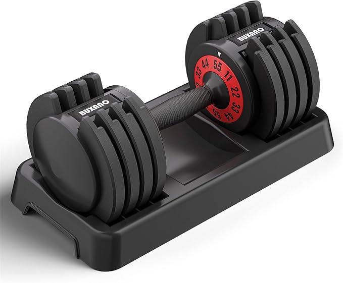 Adjustable Dumbbell 55LB Single Dumbbell 5 in 1 Weight -