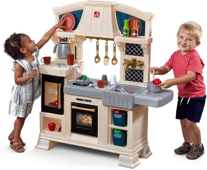 Step2 Classic Chic Play Kitchen | Toddler Kitchen Playset