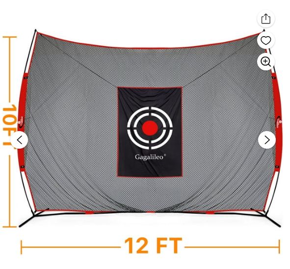 GALILEO Golf Practice Net 12X10Feet Golf Hitting Nets Driving Range