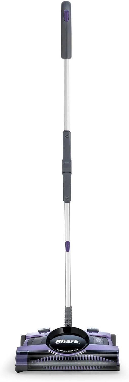 Shark Cordless Rechargeable Floor &amp; Carpet Sweeper, Dual Speed 12&quot; Brush