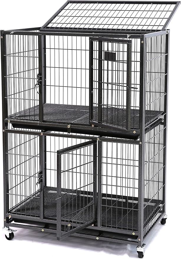 Homey Pet 31 Inch Stackable Heavy Duty Dog Crate
