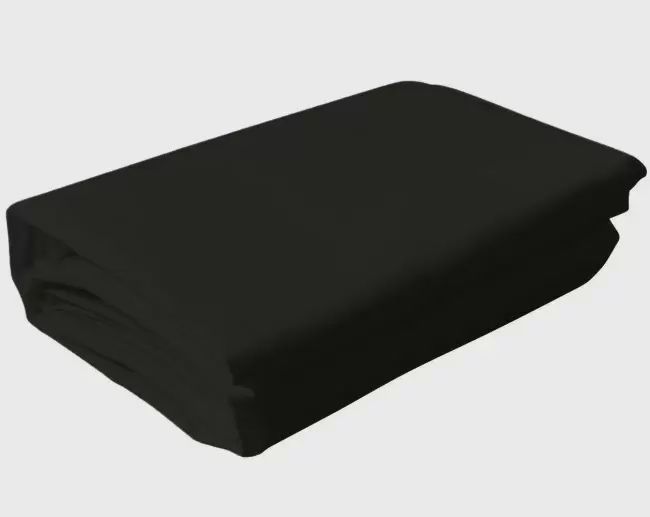 12&#39; X 12&#39; Black Waterproof Canvas Tarps