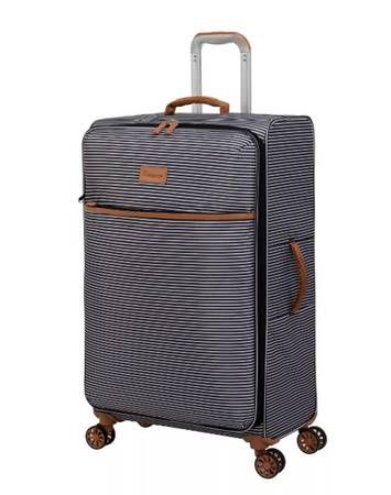 it luggage Beach Stripes 22&quot; Softside Large Checked Spinner Suitcase