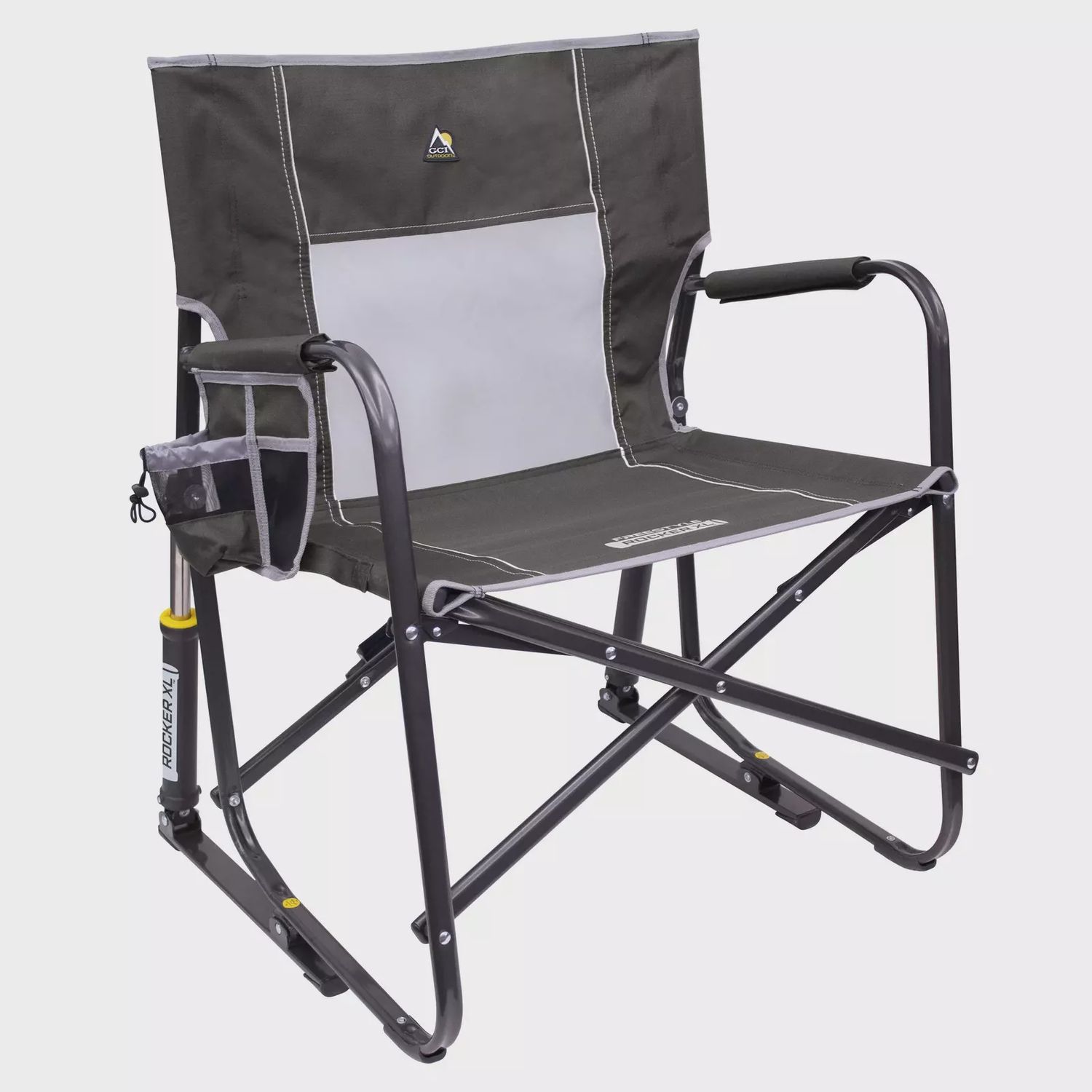 GCI Outdoor Freestyle Rocker XL Oversized Foldable Rocking Camp Chair,
