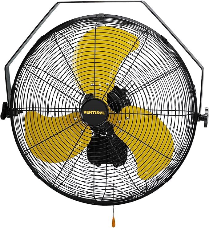 VENTISOL 20 Inch Waterproof Wall Mount Fan 4650 CFM Heavy Duty