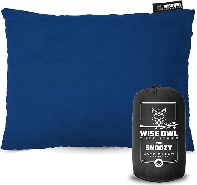 Wise Owl Outfitters Camping Pillow - Camping Essentials and Travel Pillow