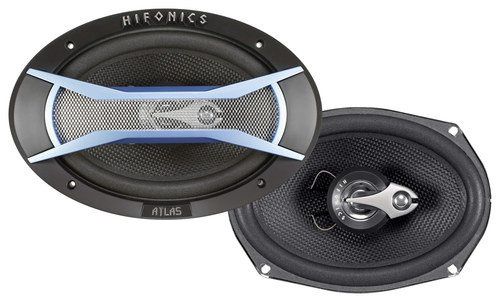 Hifonics - Atlas 6&quot; x 9&quot; 3-Way Speakers with Polypropylene-Carbon-Fiber Cones (Pair)