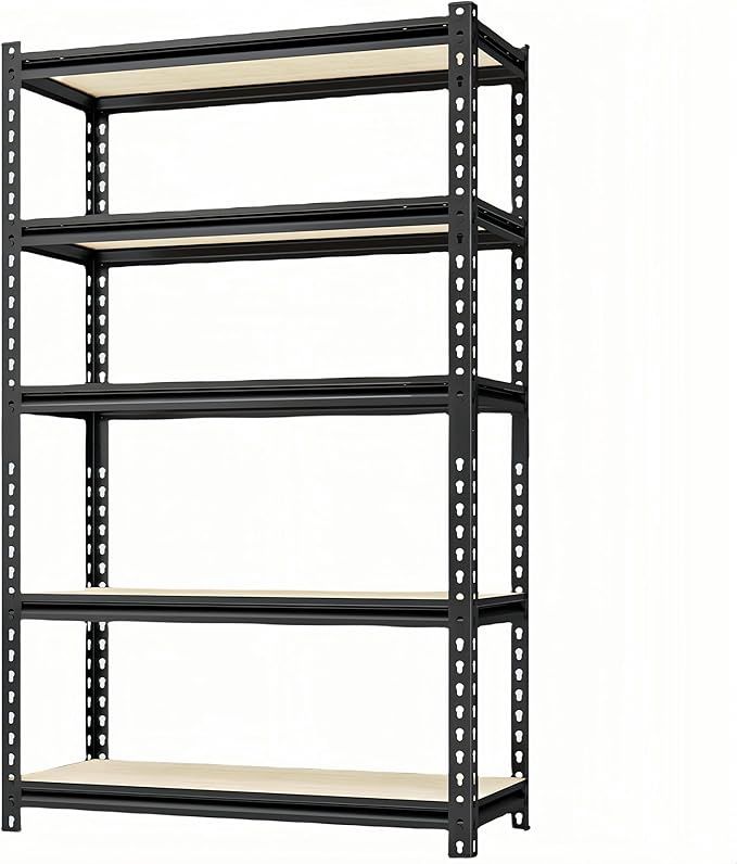 Storage Shelves 5 Tier Metal Shelving 72&quot;x36&quot;x16&quot;