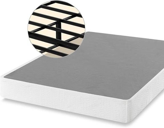 twin xl Smart Box Spring Bed Base, 7-Inch Mattress Foundation