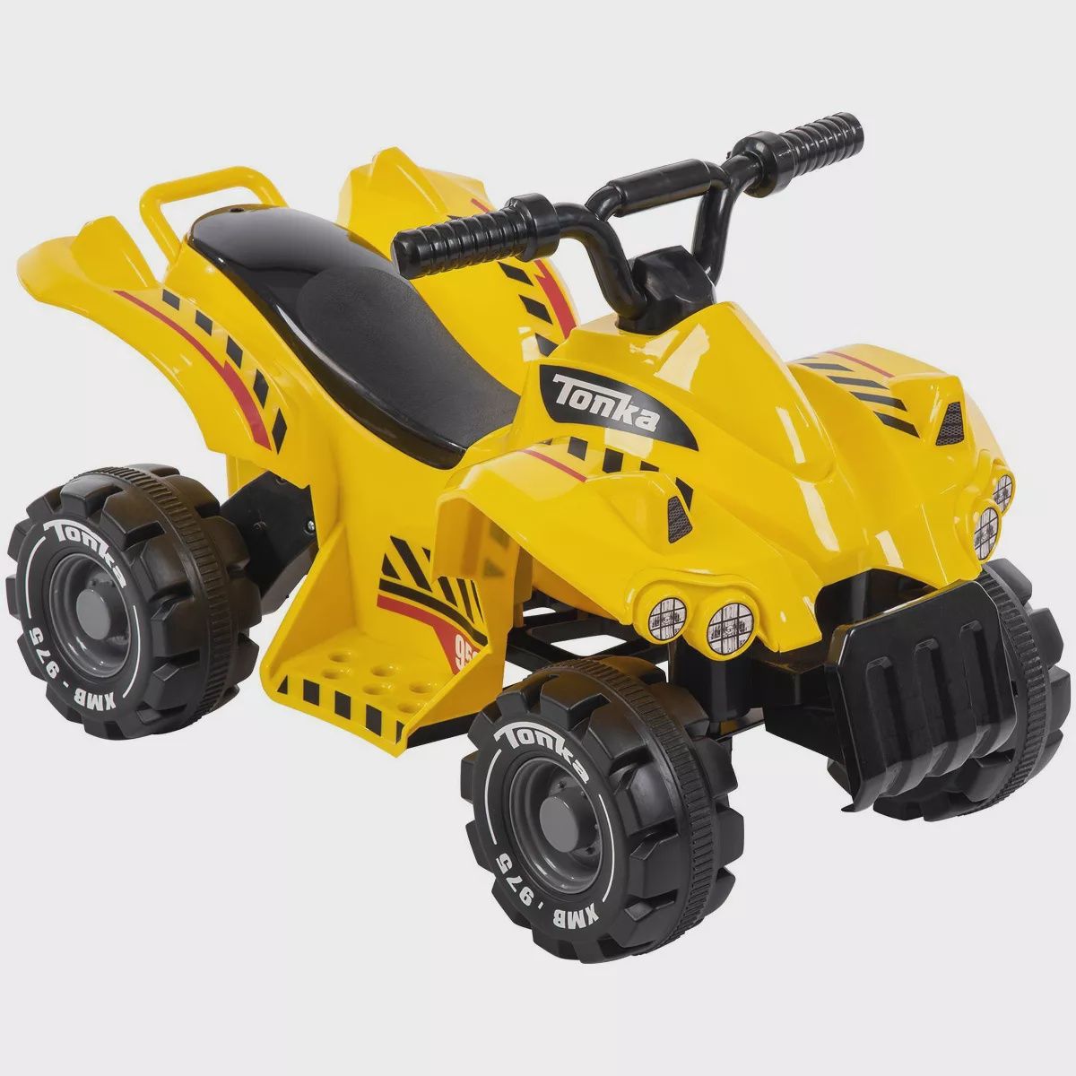 Huffy Tonka Truck Battery Ride-On Quad - 6V - Age 1.5+ Years Old - Yellow