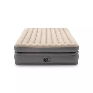 Intex Raised Comfort Pillowtop 20&quot; Queen Air Mattress with Built in Pump