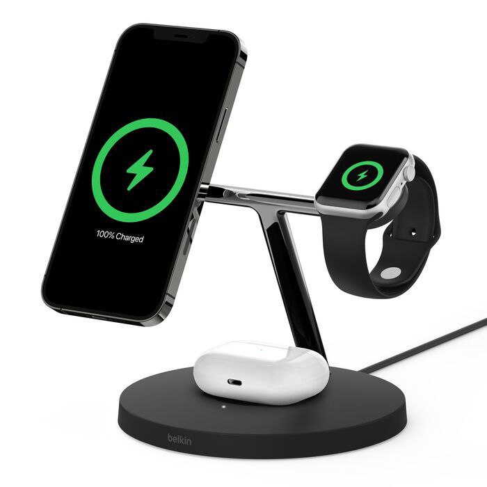 belkin 3-in-1 Wireless Charger with MagSafe 15W