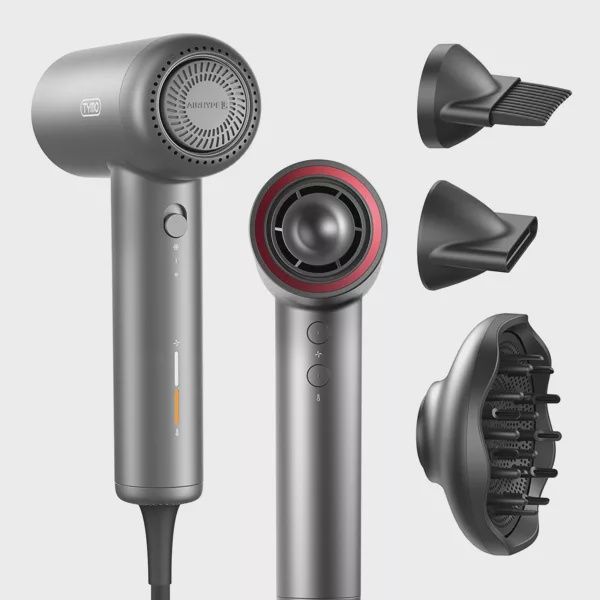 TYMO Airhype Lite High Speed Hair Dyer- Silver - 1500W