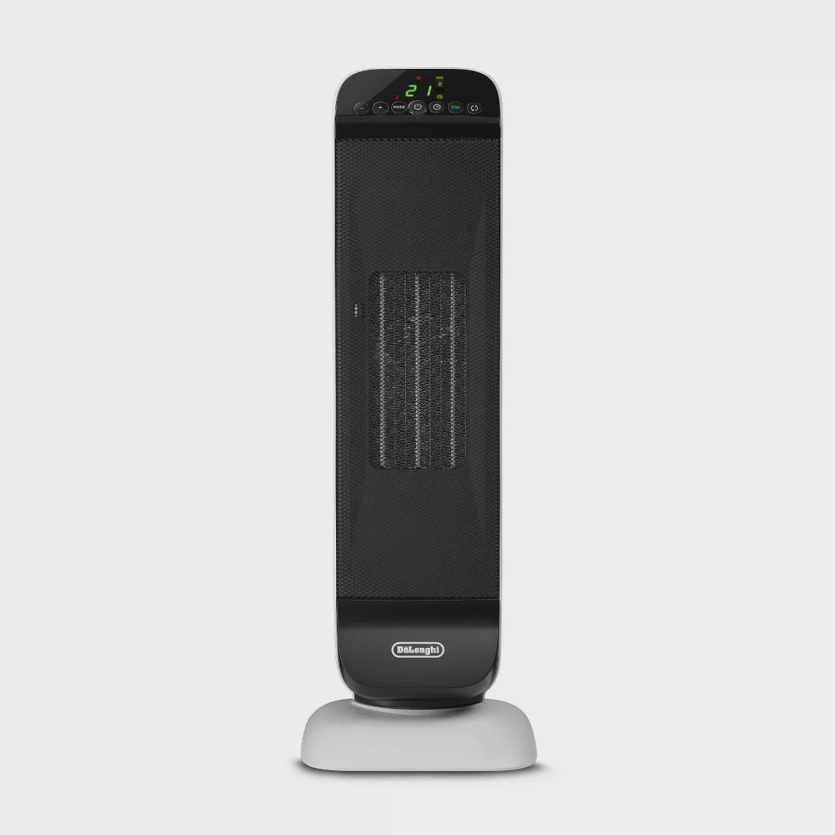 DeLonghi Ceramic Digital Tower Heater: 1500W Oscillating Fan No Remote
