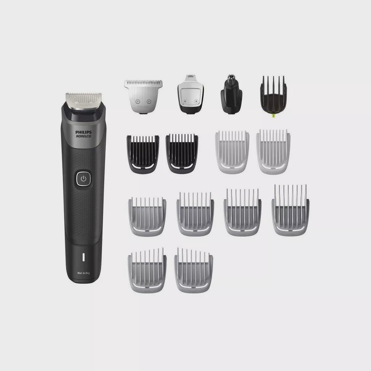 Philips Norelco Series 5000 Multigroom Men&#39;s Rechargeable Electric Trimmer - MG5910/49 - 18pc