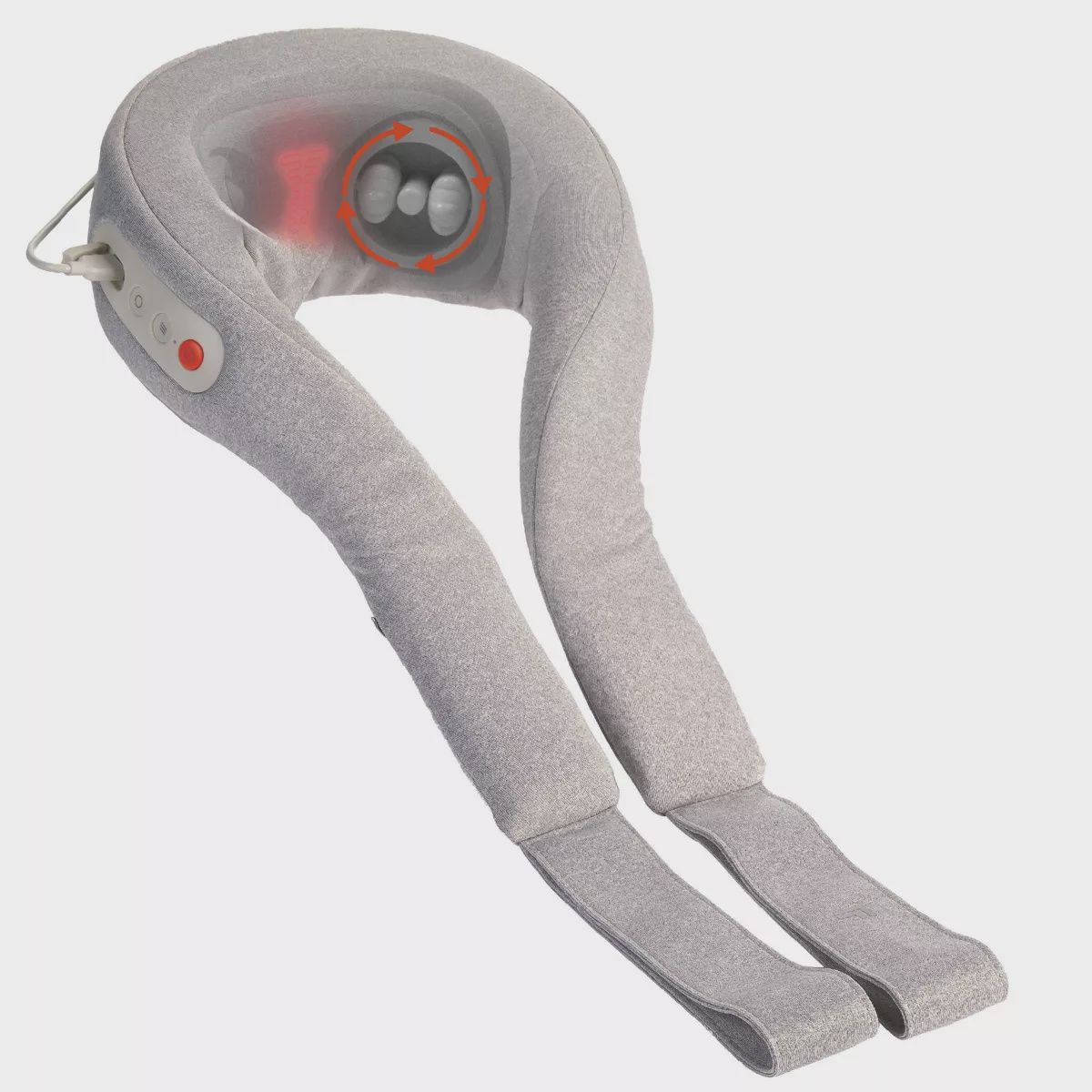 Sharper Image Realtouch Shiatsu Electric Neck Massager: Fabric, Electric Therapy, 6 Pieces