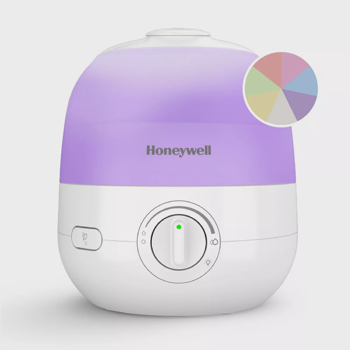 Honeywell Ultra Glow Light Changing Humidifier and Diffuser: Cool Mist, 24-Hour Run, No Filter, 100-300 sq. ft. Coverage